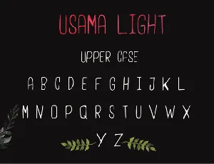 UsamaLight font