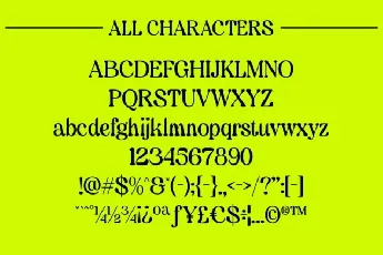 Forena font