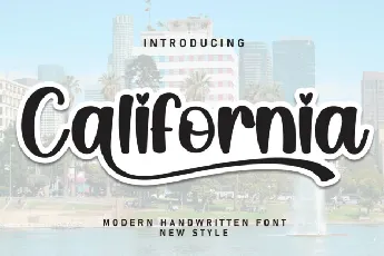 California Display font