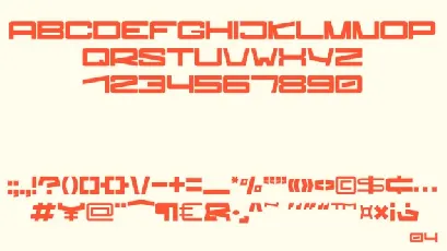 First font