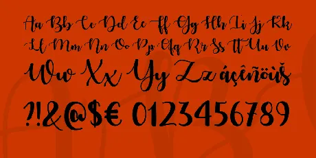 Autumn in November font