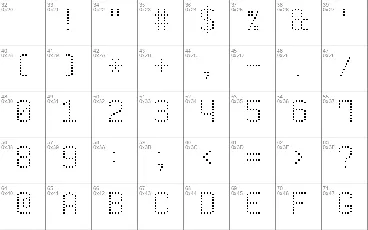 Modern Dot Digital-7 font