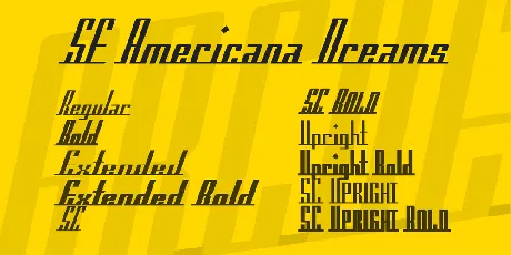 SF Americana Dreams font