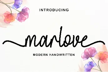 Marlove font