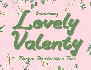 Lovely Valenty font