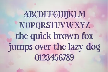 Be My Glittertine font