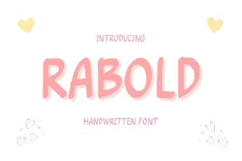 Rabold Display font