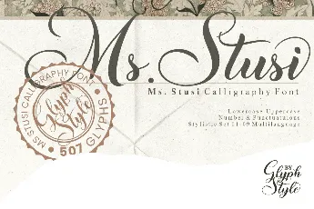 Ms Stusi font