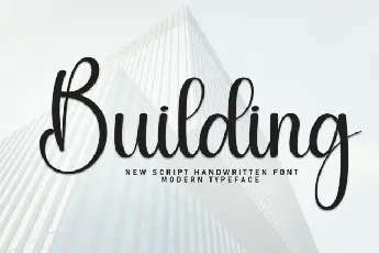 Building Script font