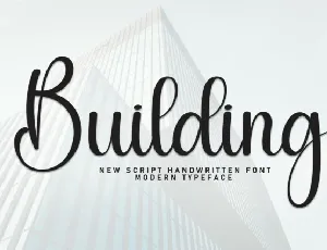 Building Script font