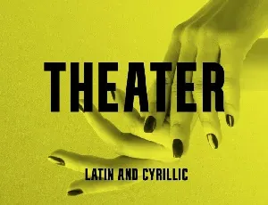 Theater Bold Sans Serif font