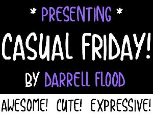 Casual Friday font