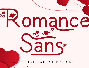 Romance Sans font