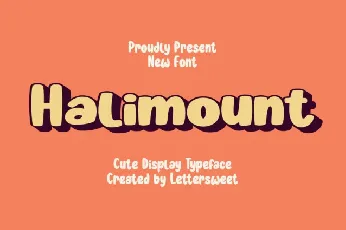 Halimount Display font