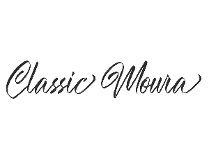 Classic Moura Demo font