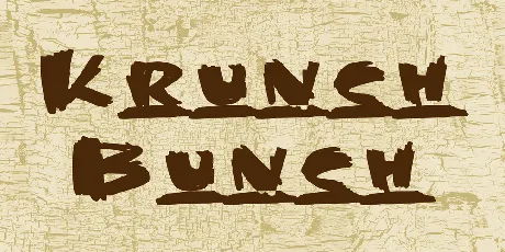 Krunch Bunch font