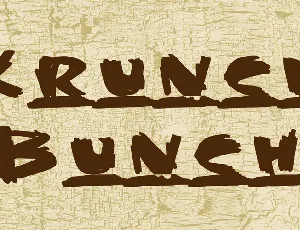 Krunch Bunch font