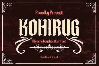 Kohirug font