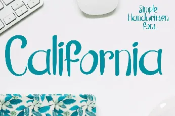 California Script Typeface font