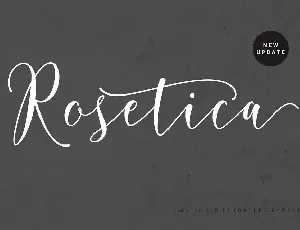 Rosetica Smooth Script font