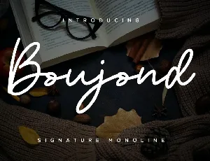 Boujond font