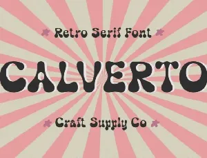 Calverto font