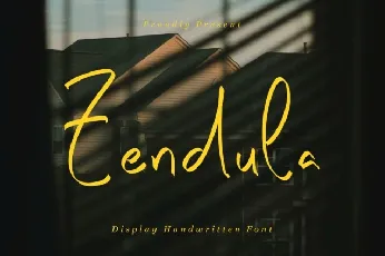 Zendula font