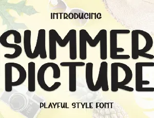 Summer Picture Display font