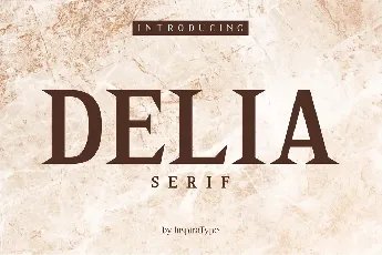 DELIA font