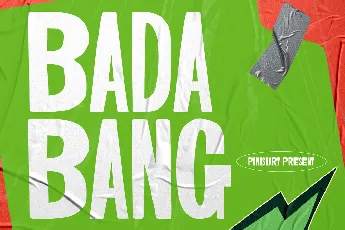 BADA-BANG font