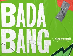 BADA-BANG font