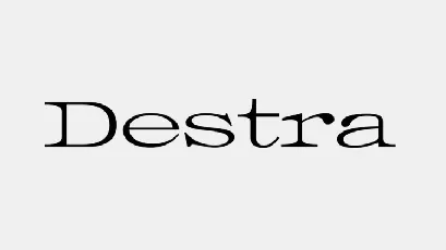 Destra font