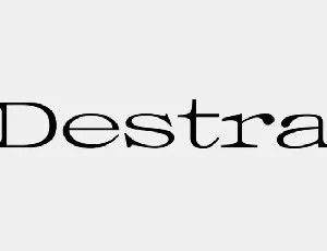 Destra font