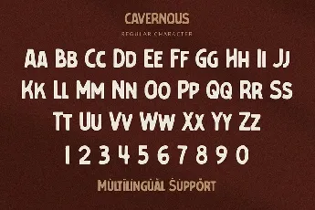 Cavernous font