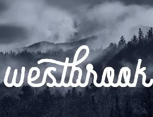 Westbrook font