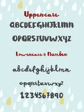 Rainy Day Brush Free font