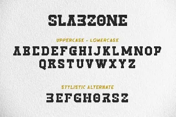 Slabzone font