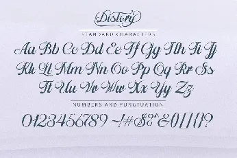 Distory font