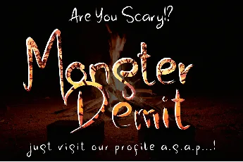 Monster Demit font