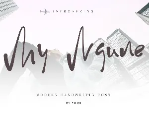 My Ngune font