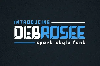 DEBROSEE font