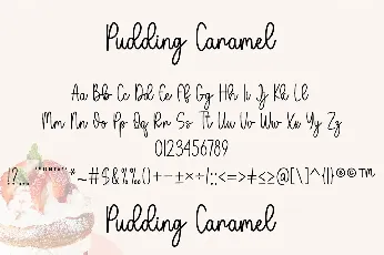 Pudding Caramel font