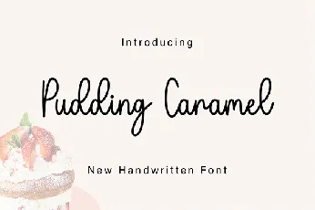 Pudding Caramel font