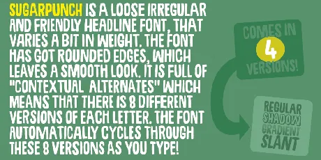 Sugarpunch DEMO font