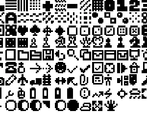 Pixel Dingbats-7 font