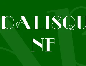 Odalisque NF font