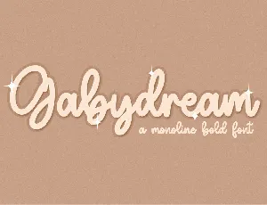 Gabydream font