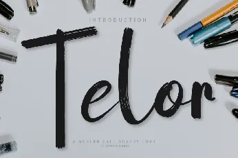 Telor font