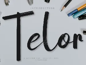 Telor font