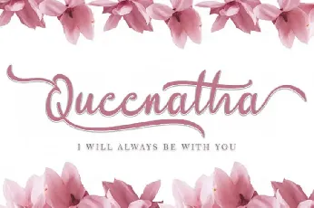 Queenatha Calligraphy font